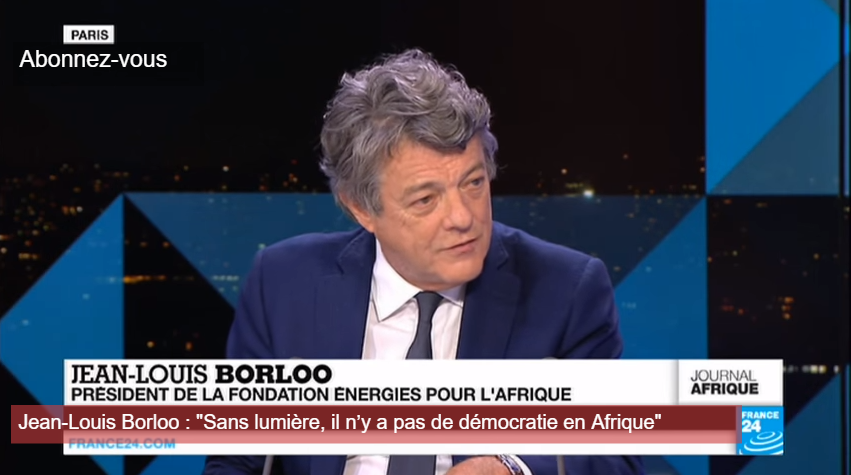 FRANCE24 - Le combat de Jean-Louis Borloo pour l'électrification de l'Afrique