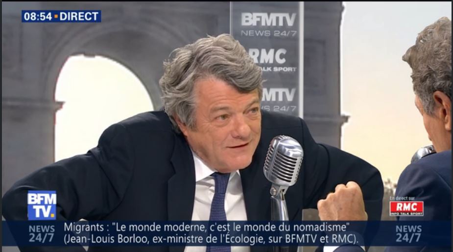 Jean-Louis Borloo face à Jean-Jacques Bourdin en direct