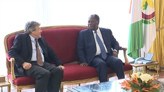 RTI Côte d'Ivoire: Programme d'énergie pour l'Afrique: La Présidence reçoit Jean Louis Borloo