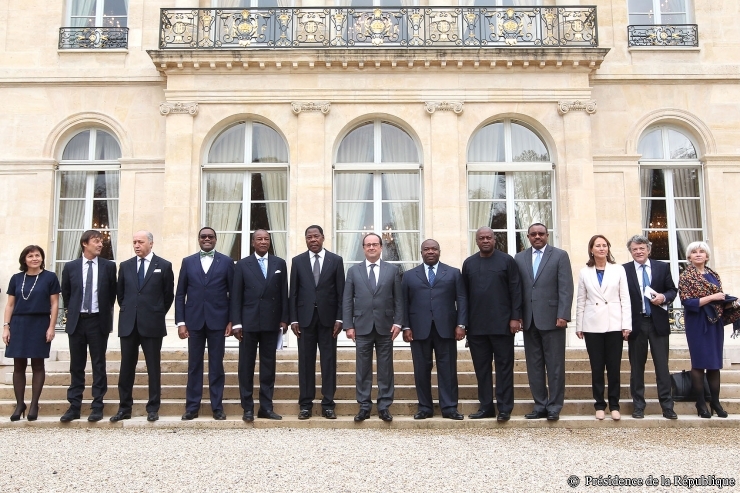 Déjeuner de travail et conférence de presse à l’Elysée 